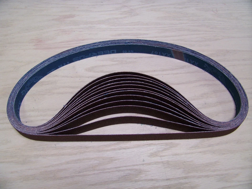 PREMIUM  A/O,  X-WEIGHT  SANDING  BELTS  1" X 42",  10 - PACK,   80-GRIT - Image 1 of 1