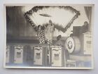 Vintage photo 1940s-50s, Traditional Japanese Dance wearing Kimno, Ey8544
