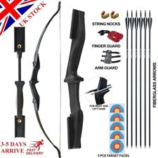 Archery 30/40lbs Recurve Takedown Bow Arrow Set Hunting for Youth Adult Practice