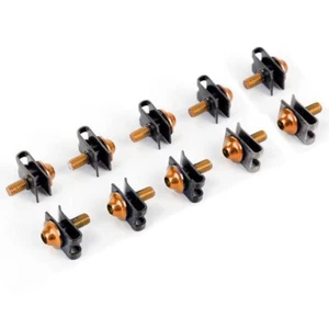 10pcs Motorcycle Fairing Body Kit Screw Speed Fastener Clip Bolt Scooter Touring - Picture 1 of 3