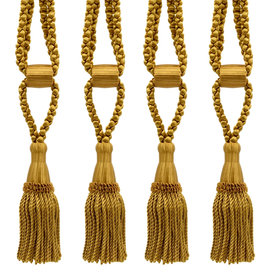 Corbata borla DÉCOPRO, longitud de cable ajustable, color # D05 [Juego de 4] Foto 1 de 1