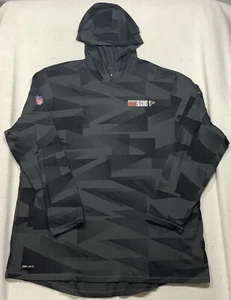 Nike Atlanta Falcons Sideline Impact Langarm T-Shirt Hoodie Herren 2XL schwarz - Bild 1 von 10