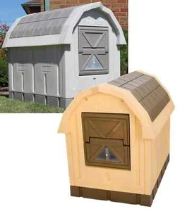 Insulated Dog House Large Doghouse Winter Dog Palace Med to Large Breed - Picture 1 of 23