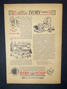 1922 Ivory Soap A Cure For Woe Ivory Heroes Vintage Print Ad It Floats - Picture 1 of 2