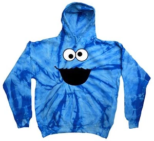 Sudadera con capucha Cookie Monster Tie Dye para niños XS2-4-L14-16 adulto S-3XL ¡Adorable imprescindible!¡! - Imagen 1 de 1