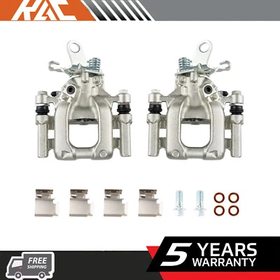 2PCS Rear LH & RH Brake Caliper for 2010-2014 Volkswagen Golf Jetta Beetle Audi - Image 1 of 4