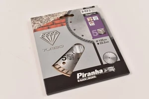 Black Decker Piranha Sägeblatt 125mm X38217 Turbo Sägescheibe Stein - Picture 1 of 4