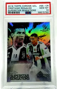 2018 Topps Chrom Cristiano Ronaldo - PSA 10 - POP 36 - Bild 1 von 12