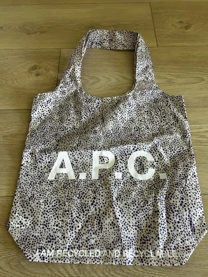 APC Tote Purple Nylon with White APC Logo Shoulder Bag - Image 1 of 4