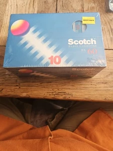10 Scotch BX60 Cassette Tape Type 1 Normal Bias NEW Sealed - Picture 1 of 4