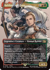 Balthier and Fran 0393 ~ Rare MTG Final Fantasy Mint - Foto 1 di 1