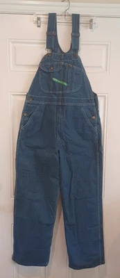 Vtg Key Imperial Aristocrat Bib Overalls Trucker Railroad Farmer Hipster 34x29 - Image 1 of 4