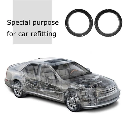 For Some 2006-2018 Kia Hyundai 6.5" 6.75" Stereo Speaker Install Plate Adapters Foto 1 de 4