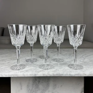 Set Of 6 New Collection Waterford Crystal Lismore Tall Goblet 9oz 8.3in Mint - Picture 1 of 10