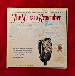 The Years To Remember ~ 1966 Vinyl, LP SY5185 Longines Symphonette PLAYS GREAT - Picture 1 of 8
