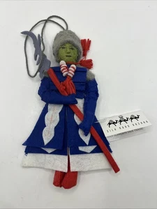Artisans Handcrafted Ornament Felt Silk Road Bazaar 7” Wizard of Oz Guard NWT - Picture 1 of 10