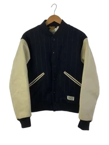 WACKO MARIA Jacket SizeS Cotton Navy Stripe - Picture 1 of 5