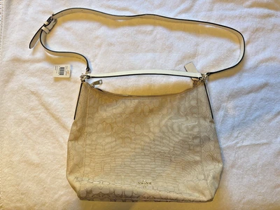 Coach F58327 Celeste Convertible Hobo Shoulder Bag Light Khaki/Chalk - Image 1 of 4