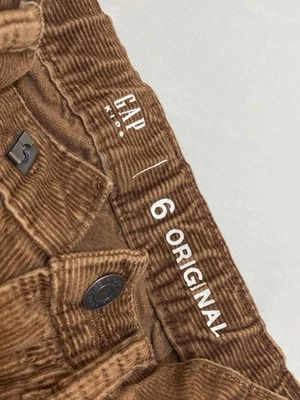 Pantalones Gap Niños Niños Talla 6 Marrón Curdoroy Pierna Recta Foto 1 de 4
