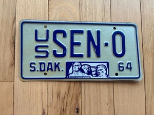 1964 South Dakota US Senator Muster Nummernschild - Bild 1 von 4