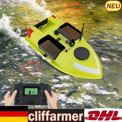 600M GPS Futterboot Karpfen Angel GPS köderboot mit Echolot LCD Fischfinder - Bild 1 von 4