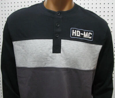 Camisa Henley grande nueva con etiquetas Harley-Davidson® HD-MC 96343-23VM para hombre Foto 1 de 4
