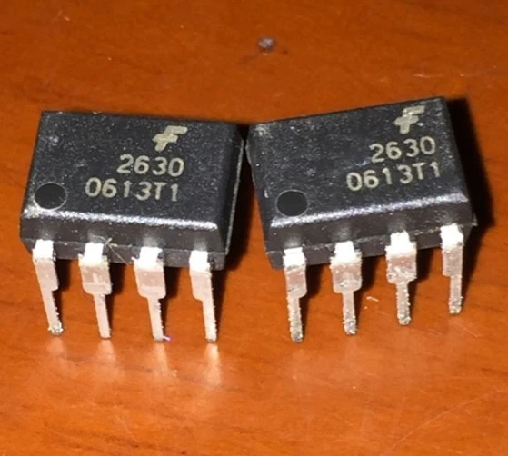 5PCS HCPL2630 2630 High Speed 10MBit/s Logic Gate Optocouplers DIP8 - Image 1 of 1