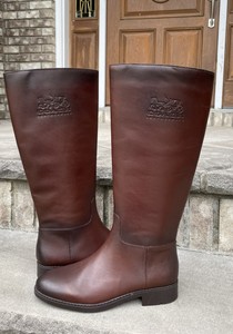 coach rilee knee high boot