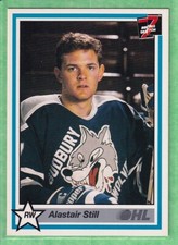 1990-91 7th Inning Sketch OHL #395 Alastair Still Sudbury Wolves Pre Rookie