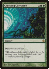 MTG X4: Creeping Corrosion, Mirrodin Besieged, R, MP