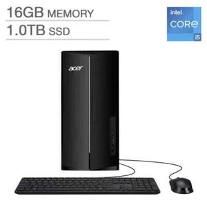 NEW Acer Aspire Desktop TC-1785-UC93 16GB RAM 1TB SSD i5 14400 - Picture 1 of 4