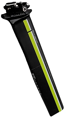 Tija de sillín de carbono Haibike Aero UD longitud 350 mm negro verde blanco bicicleta de carretera Foto 1 de 4