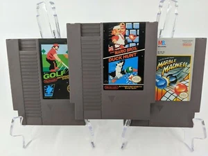 NES Nintendo Game lot - Mario Brothers Marble Madness Golf - Free ship - Picture 1 of 6