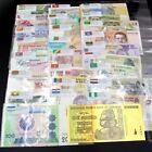 Lot 50 Pcs Different Banknotes Paper Money Foreign Unc Study Collection Gift