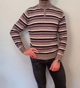 Suéter Tommy Hilfiger Premium Cotton Merino con cremallera talla XL - Imagen 1 de 9