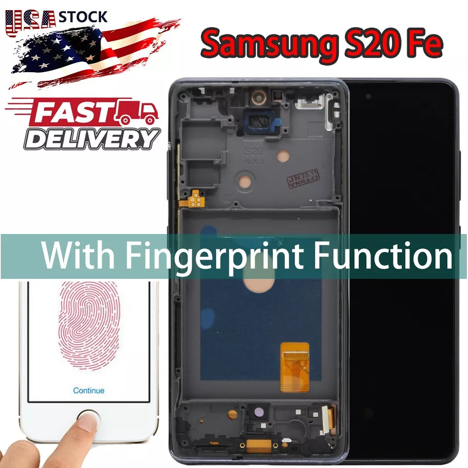 BLUE OLED LCD Display Touch Screen Digitizer For Samsung Galaxy S20 FE 5G G78 US - Image 1 of 4