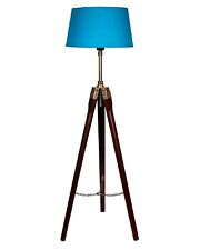 Nautical Tripod Floor Lamp Wooden Base Lamp Living Room Lamp Christmas Gift