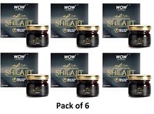 WOW Science Pure Himalayan Shilajit Resin For Stamina Endurance Pack of 6 20g