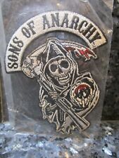 Sons of Anarchy - Grim Reaper - embroidered Iron on Patch NEW Biker Road gear