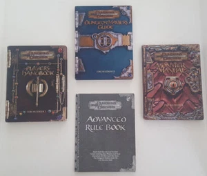 Juego de 4 libros Dungeons & Dragons del 1 al 3 más manual avanzado inicio jugar aprender - Imagen 1 de 1