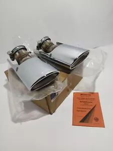 ORIGINAL MERCEDES AMG Tailpipe Covers Kit Genuine Mercedes AMG B66030867 - Foto 1 di 3