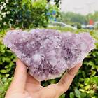 640G Natural Stone Deep Amethyst Quartz Crystal Cluster Specimen Therapy Crystal