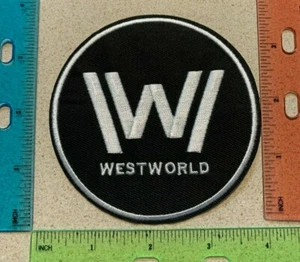 Westworld Logo Roboter Bügelbild bestickt Hard Rock Band Patch #345 - Bild 1 von 1