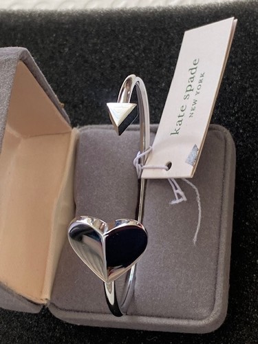 BRACCIALE FLEX KATE SPADE NEW YORK SILVERTONE HERITAGE