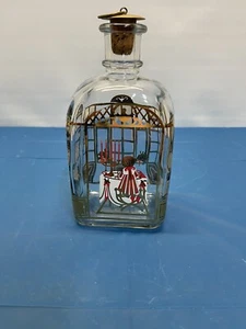 Holmegaard Of Copenhagen Juleflaske Christmas Dram Bottle Vintage 1989 Denmark - Picture 1 of 5