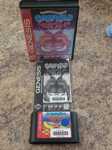 Garfield Caught in the Act Sega Genesis 1995 CIB Manual No Comic Tested Vintage - Bild 1 von 19