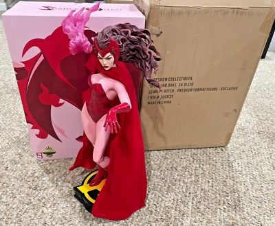 Sideshow Bruja Escarlata Formato Premium Exclusivo Interruptor Mano Hex Power Energy Foto 1 de 4