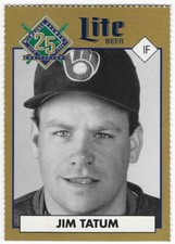 JIM TATUM 1994 MILWAUKEE BREWERS MILLER BREWING **FREE SHIPPING**