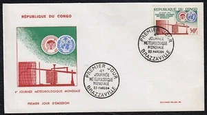Congo 1964 World Meteorological Day First Day Cover FDC - Picture 1 of 1