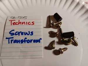 📈TECHNICS SA-505 RECEIVER 👈 💥TRAFO BEFESTIGUNGSSCHRAUBEN 💥 OEM SCHRAUBEN - Bild 1 von 2